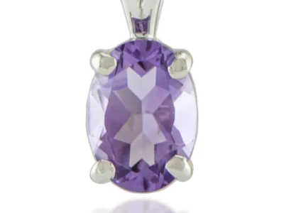 Сребърна висулка с Аметист